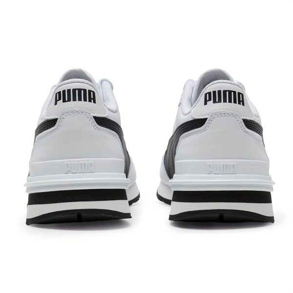 Puma Men'S White Sneakers - Casual Sports Shoes with Black Accents, Rubber Base, Lace-Up Design, All-Season Comfort, Casual Sports Shoes|Laceup Construction|Rubber Base - Image 5
