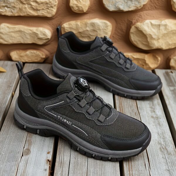 Men'S Fashion Sneakers, 2025 New Casual Shoes, Simple and Elegant Design, Low Top, Round Toe, Solid Color, Fabric Upper, EVA Insole, TPR Sole, Fabric Inner, for Outdoor, Daily & Casual Wear - Image 4