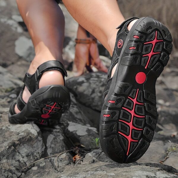 Clohoo Brand Outdoor Casual Sports Sandals with Cowhide Upper and Rubber Sole, Soft Bottom and Soft Surface, Comfortable and Breathable Men's Shoes - Image 10