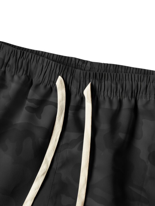1pc Men's Fashionable and Casual Utility Capri Pants for Summer with Drawstring at the Waist, Large Pockets and Three-quarter pants