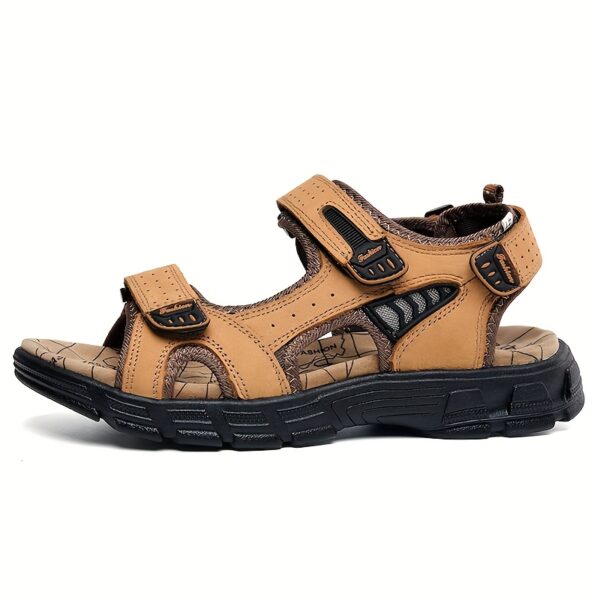 Men's Breathable Casual Sandals with Adjustable Straps, Cushioned Insole & Non-Slip Rubber Sole - Beach Shoes for Summer, Outdoor, Hiking, Daily Wear, Summer Sandals - Image 8