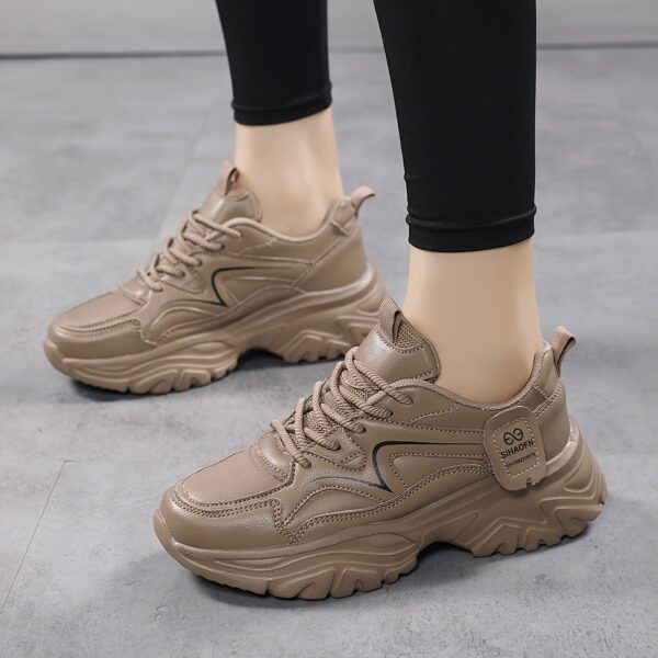 Women's High Quality Casual Running Shoes - Breathable Microfiber Cover Low-Top Sneakers with EVA Cushioned Sole, Lace-Up Design for All-Season Walking & Light Jogging - Image 7