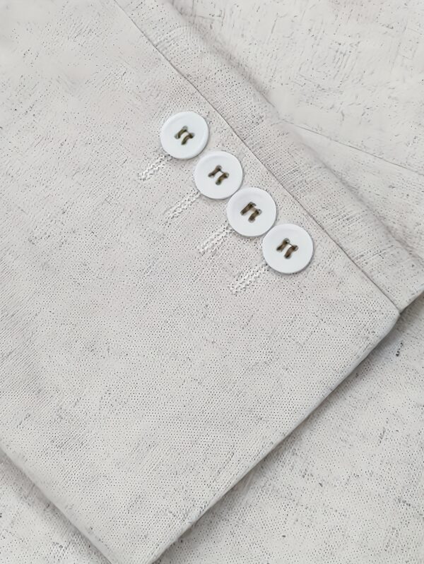 Men's Linen 2pcs Formal Wedding Suit Classic Men's Linen Suits for Wedding Season Parties - Image 5