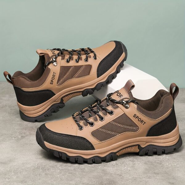 Unisex Casual Sneakers - Non-Slip Traction, Breathable Mesh & Synthetic Upper, Durable Rubber Sole for Outdoor Hiking, Running, Travel - All-Season Comfort, Hiking Shoes, Hiking Footwear, Modern Hiking Boots, Secure Laceup Closure - Image 8