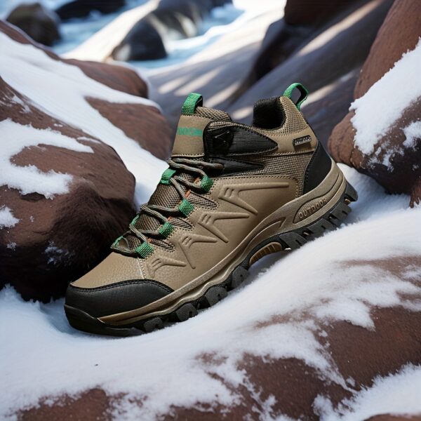Men'S Outdoor Sports Hiking Shoes, Trekking Shoes, Stylish Versatile Sneakers, Retro Trendy Shoes, Popular Men'S Footwear, Breathable Trail Running Shoes, Lightweight Comfortable Trail Running Shoes, Climbing Shoes, Mountaineering Boots. - Image 9