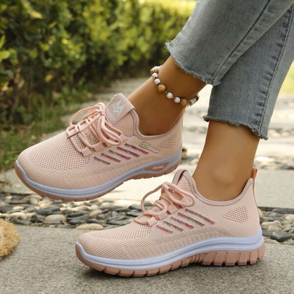 New Stylish And Colorful Fishnet Casual Sports Shoes - Image 41