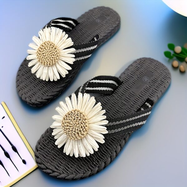 Little Daisy Ladies Slipper with Flat Bottom, Outdoor Beach Slippers, Lightweight and Quick Drying EVA Anti-slip - Image 7
