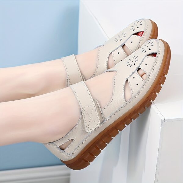 FANMMING Women's Microfiber Leather Fisherman Sandals - Breathable Cut-Out Design, Soft Anti-Slip Rubber Sole, Round Toe Comfort for Spring/Summer Casual Beach Shoes, Strappy Sandals - Image 17