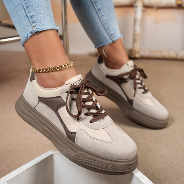 Women'S Fashion Sneakers 2025 New Thick Sole Versatile Casual Sports Shoes - Image 4