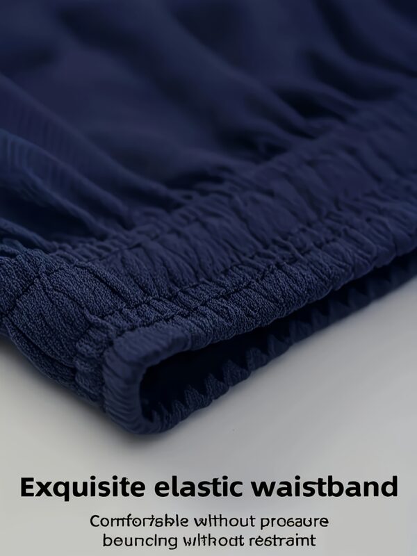 Men'S Summer 2pcs Set, Short Sleeve Crew Neck T-Shirt and Elastic Waist Shorts, Suitable for Casual Daily Wear - Image 9