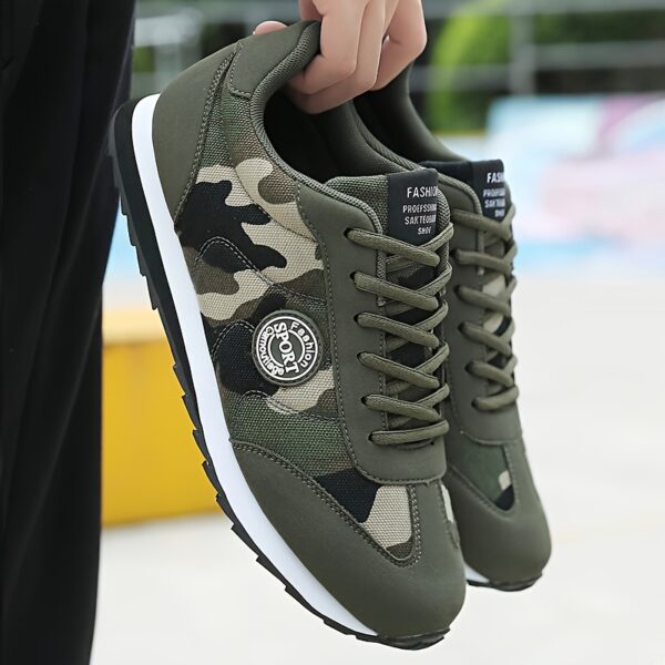 Men'S & Women'S Low-Top Camouflage Casual Sports Shoes - Breathable, Lightweight, Durable All-Season Running Shoes with Lace-Up Closure, Ideal for Outdoor Activities and Casual Attire, Casual Sports Shoes | Laceup Sneakers | Durable Rubber Sol