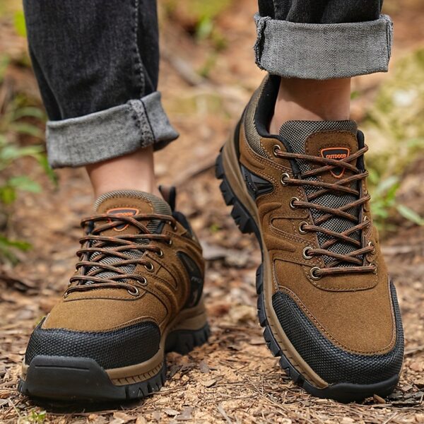 Men's Casual Outdoor Sneakers - Breathable, Non-Slip, Lace-Up Shoes for Hiking & Casual Attire, All Seasons - Image 4