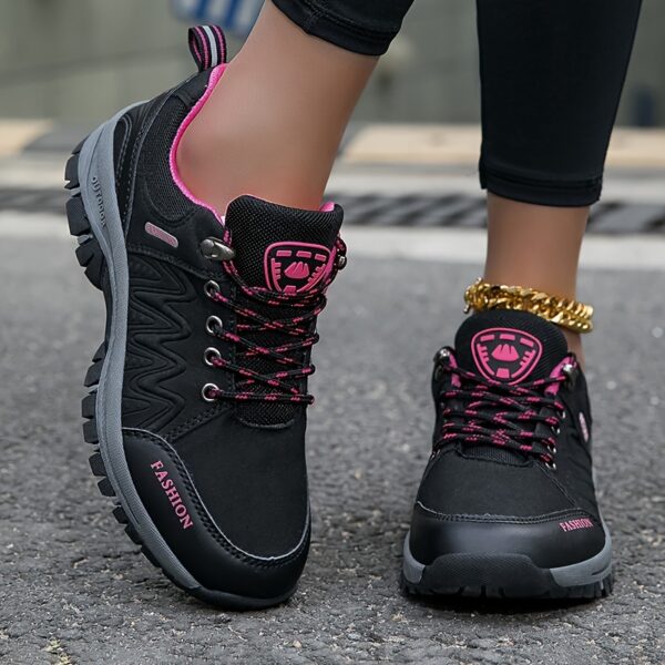 Women's Hiking Outdoor Shoes, Wear-resistant Trekking Walking Hunting Sneakers, Waterproof Mountain Climbing Non-slip Comfortable Sports Shoes - Image 4