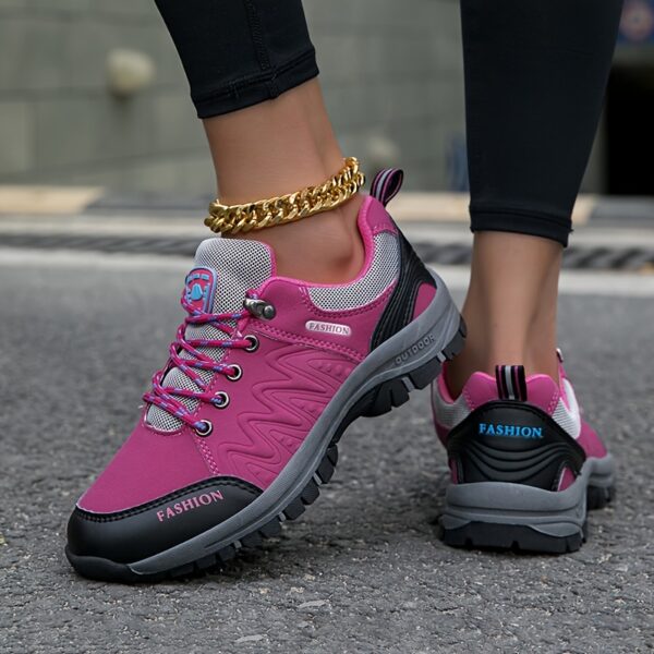 Women's Hiking Outdoor Shoes, Wear-resistant Trekking Walking Hunting Sneakers, Waterproof Mountain Climbing Non-slip Comfortable Sports Shoes