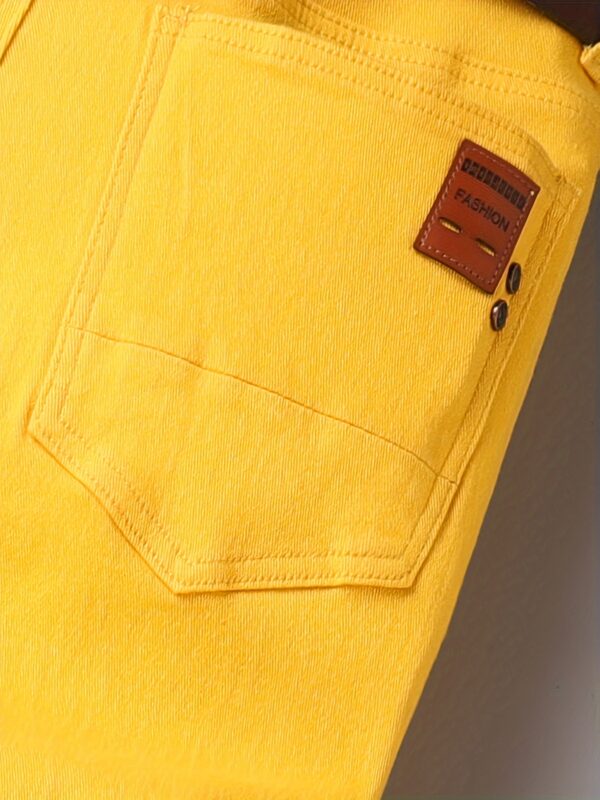 Men's Casual Skinny Fit Jeans, Men's Versatile Comfy Denim Pants For All Seasons - Image 5