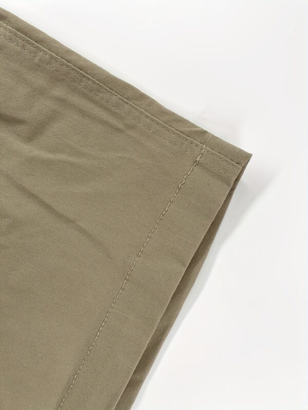 Men'S Khaki Cargo Shorts with Multiple Pockets - Stylish Utility Shorts for Casual Streetwear, Non-Stretch Fabric, Regular Fit, Zipper and Button Closure, Casual Wear Shorts | Functional Fashion | Glossy Finis - Image 4