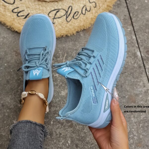 New Stylish And Colorful Fishnet Casual Sports Shoes - Image 46