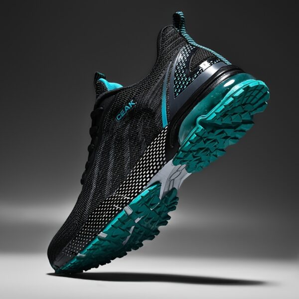 Shock Absorption Breathable Running Shoes, Non Slip Lace Up Sneakers For Men's Outdoor Training Workout - Image 7