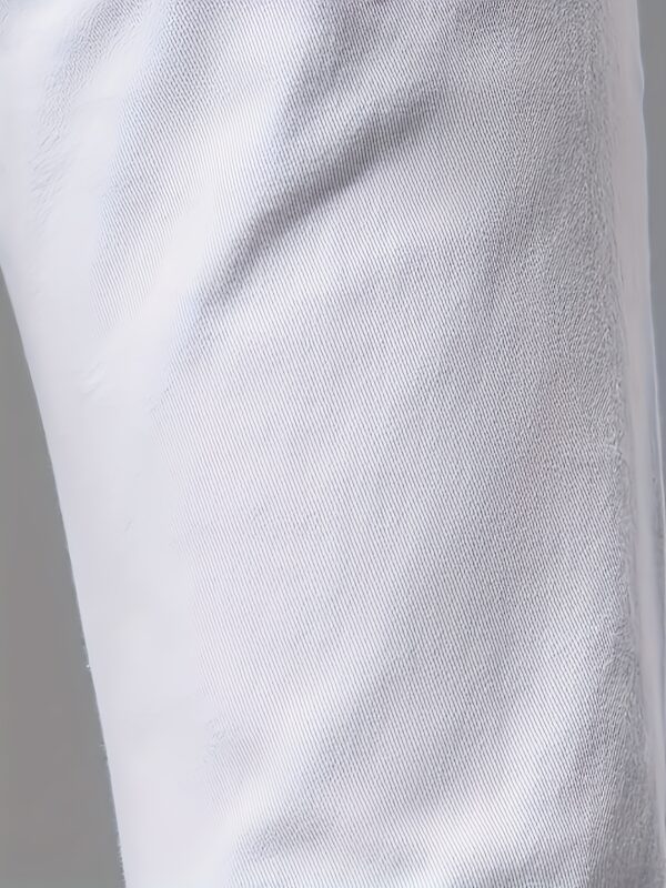 A Pair of Men'S Casual Trousers, Lightweight Business Regular Style White Breathable And Wrinkle- Resistant Fashion Straight-Leg Golf Trousers, Four Seasons Casual Western Trousers, Lightweight And Comfortable, Suitable for Office And Daily Wear - Image 5