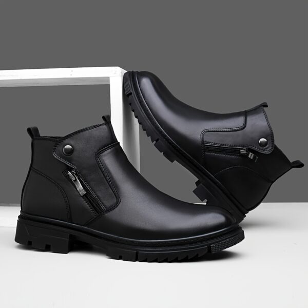 Men'S Office Dress Shoes, Durable And Slip-Resistant Wedding Groom Mid-Body Men'S Shoes, Wear-Resistant Thick-Soled Simple Casual Business Shoes, Daily Casual Versatile Formal Shoes