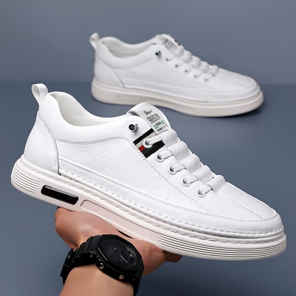 Men's Retro Brown Sneakers - Soft, Non-Slip Thick Sole, Lace-Up Casual Running Shoes for All Seasons, Hiking & Casual Attire - Image 13