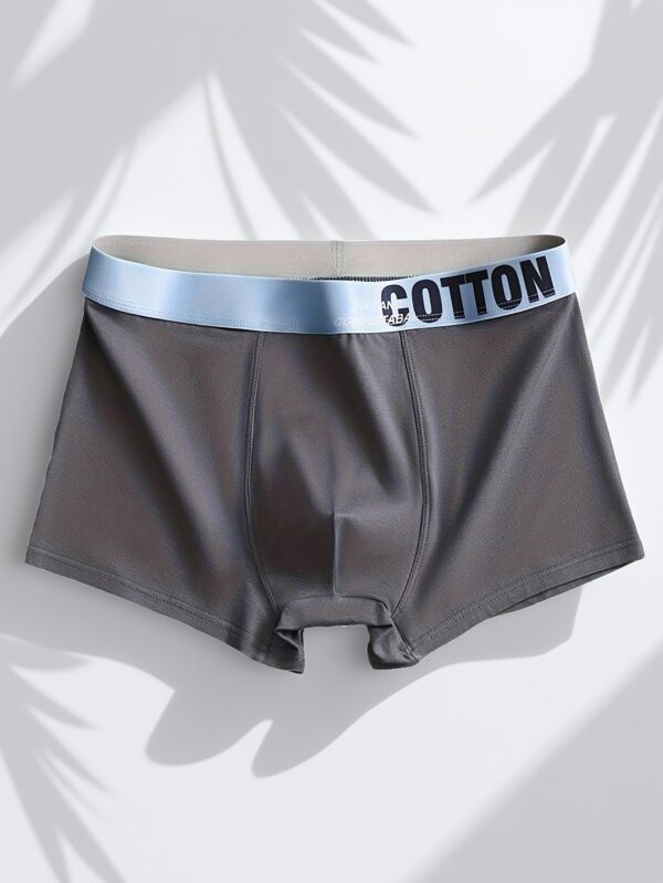 6pcs Men'S Cotton Boxer Briefs - Soft, Comfortable, Breathable, Medium Stretch, Solid Color, Ideal for Active Teens and Adults, Comfortable Clothing | Minimalist Design | Stretchable Fabric - Image 6