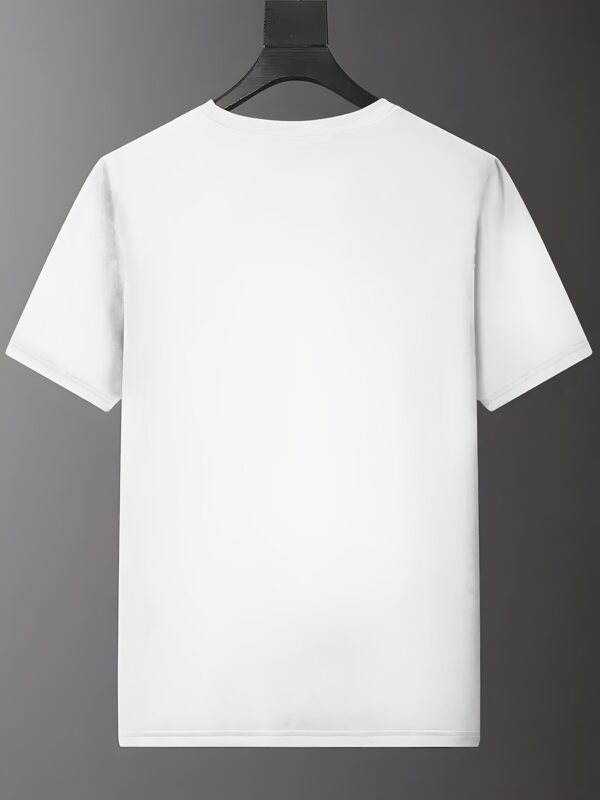 2025 Men'S Summer Geometric Pattern Letter Short Sleeve Fashion Street Casual T-Shirt - Image 6