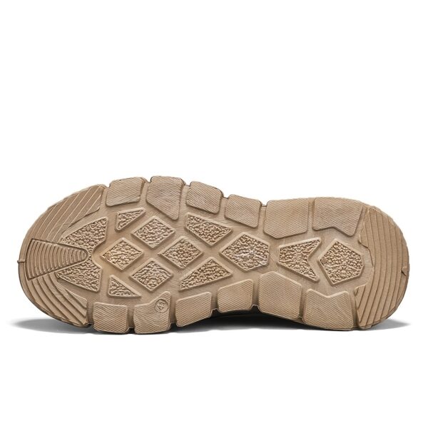 Men's Spring 2025 Fashion Sneakers - Versatile Casual & Sporty, Lace-Up, Breathable Fabric, Non-Slip PVC Sole for Outdoor, Running & Casual Attire - Image 3