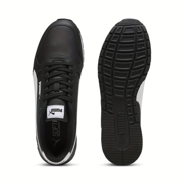 PUMA Men's Low-Top Casual Sports Shoes - Breathable Synthetic & Mesh Upper, Black/White Contrast Design, Durable Rubber Sole for Running, Gym, Daily Wear - All-Season Comfort, Comfy Shoes, Gym Trainers, Sporty Look, Comfortable Fit, Modern Athletic, Lightweight Construction, Athletic Trainers, Everyday Wearers - Image 6