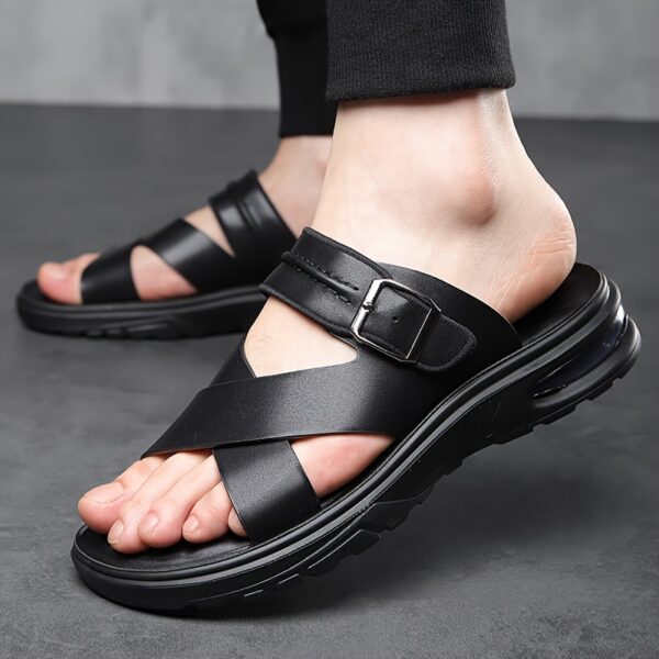 Men's Street Fashion Air Cushion Soft Bottom Anti-slip Vacation Leisure Slippers - Image 6