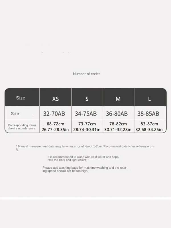 Randomly 3pcs Thin Strap Lingerie for Women, Small Bust, Gathered Striped Half-Cup No Underwire, Lifts and Supports Against Sagging, Soft and Comfortable - Image 6