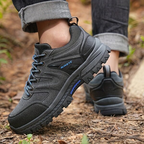 Men's Casual Outdoor Sneakers - Breathable, Non-Slip, Lace-Up Shoes for Hiking & Casual Attire, All Seasons - Image 7