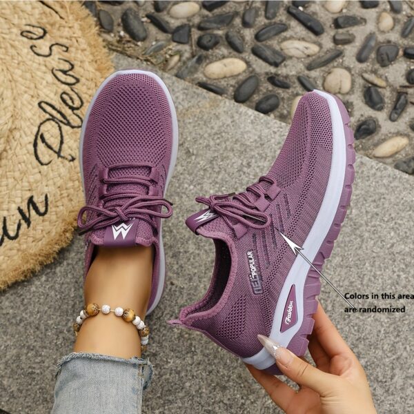New Stylish And Colorful Fishnet Casual Sports Shoes - Image 58