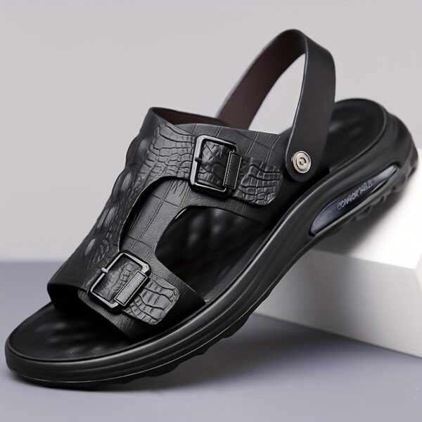 Men'S Summer Fashion Sandals with Thick Sole, Non-Slip Comfortable Beach Sports Slippers - Image 9