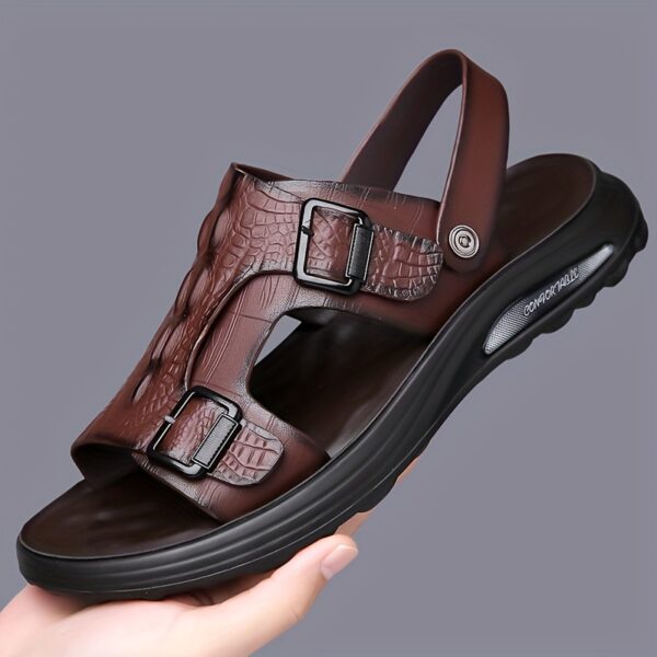 Men'S Summer Fashion Sandals with Thick Sole, Non-Slip Comfortable Beach Sports Slippers - Image 13