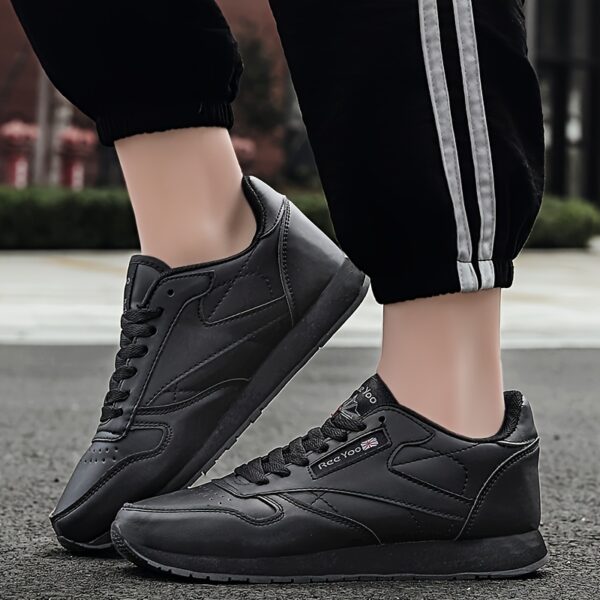 Men'S Lightweight Casual Sneakers - Breathable Synthetic & EVA Sole, Low-Top Lace-Up Design for All-Season Comfort, Versatile for Daily Wear & Sports, Everyday Comfort Shoes, Modern Sneakers, Fabric Lined Interior - Image 6