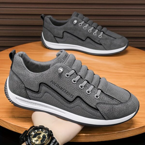 Men'S New Style Trendy Men'S Shoes Breathable Non-Slip Casual Fashion Shoes Lightweight Soft Sole Running Travel Non-Slip Sports Height-Increasing Daddy Trendy Shoes All-Match Sports Shoes - Image 4
