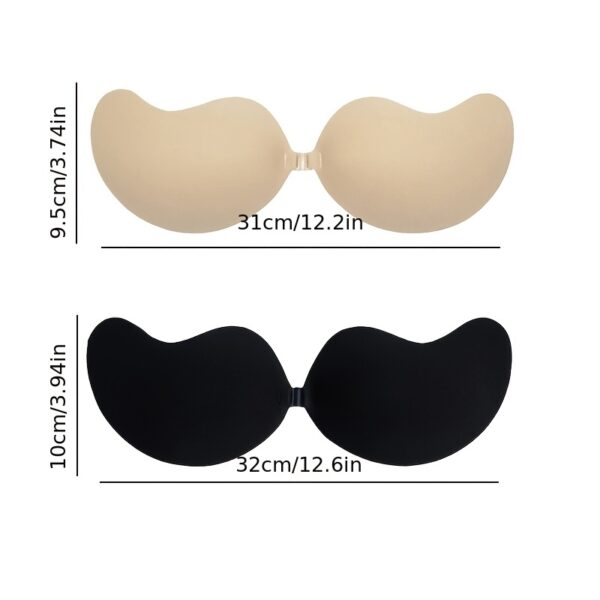 Mango Invisible Bra - Spring/Summer Thin, Breathable, Wireless, Mango-Shaped Front Clasp, No Print, Non-Textile Materials, Hand Wash Only, Invisible Bra | Mango Design | Comfortable Fit - Image 8