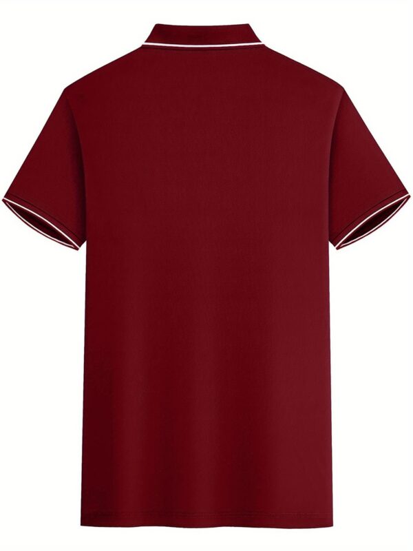 Men's Fashion Collared Shirt with Tommy Print, Summer Shirt, Suitable for Sports and Casual Outings - Image 9