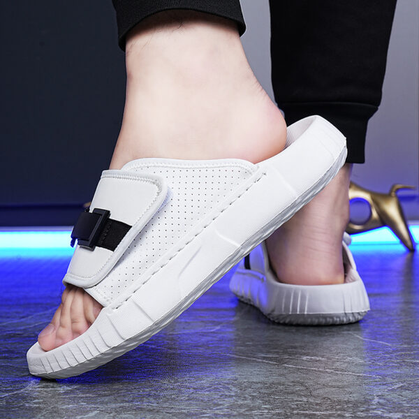 Home & Outdoor Slippers | Thick-Sole with Breathable Holes | Thickened Non-Slip Durable Unisex Casual Shoes - Image 10