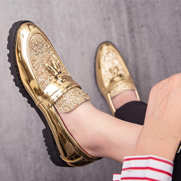 Men's Classic Tassel Loafers, Elegant Slip-On Footwear for Business and Wedding Events, Suitable for Office and Parties, Spring, Summer, and Autumn - Image 4