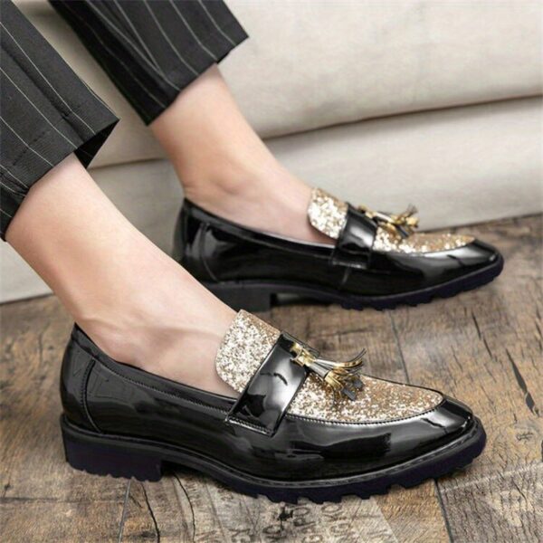 Men's Classic Tassel Loafers, Elegant Slip-On Footwear for Business and Wedding Events, Suitable for Office and Parties, Spring, Summer, and Autumn - Image 10