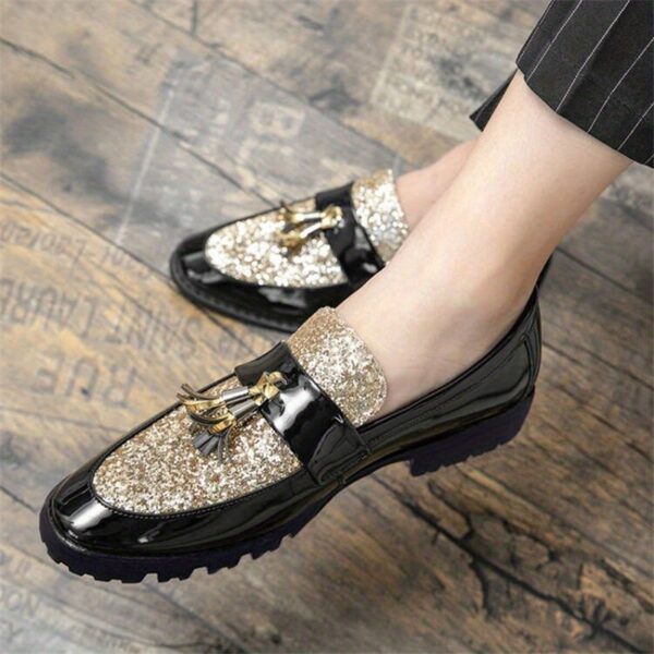 Men's Classic Tassel Loafers, Elegant Slip-On Footwear for Business and Wedding Events, Suitable for Office and Parties, Spring, Summer, and Autumn - Image 12