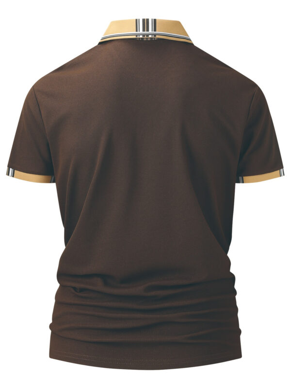 Men's Outdoor Golf T-shirt with A067GK Print, Simple and Fashionable Shirt, Hot Selling Business Casual, Breathable Short Sleeve Turned Collar Outfit - Image 7