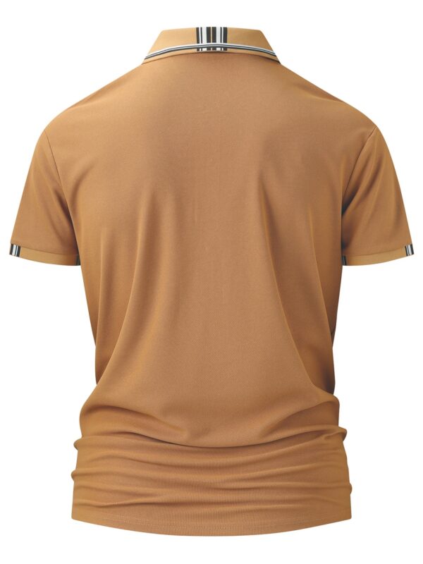 Men's Outdoor Golf T-shirt with A067GK Print, Simple and Fashionable Shirt, Hot Selling Business Casual, Breathable Short Sleeve Turned Collar Outfit - Image 9