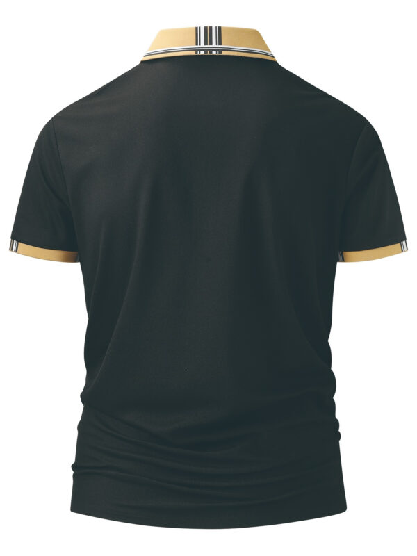 Men's Outdoor Golf T-shirt with A067GK Print, Simple and Fashionable Shirt, Hot Selling Business Casual, Breathable Short Sleeve Turned Collar Outfit - Image 6