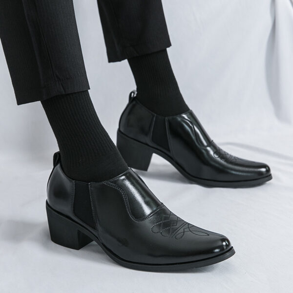 Men'S Fashionable Loafers - Brown Slip-On Shoes with Lace-up Detail, Comfortable for Business and Casual Wear, All-Season Footwear, Formal Loafers | Stylish Loafers | Comfortable Footwear - Image 10