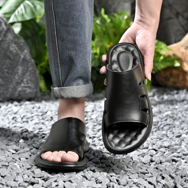 Men'S Summer Casual Slippers, Comfortable Upper with Lightweight Cushioned Thick Sole for 11 Festive Occasions, Suitable for Patio Relaxation, Weekend Outings, Outdoor Leisure Events - Image 10