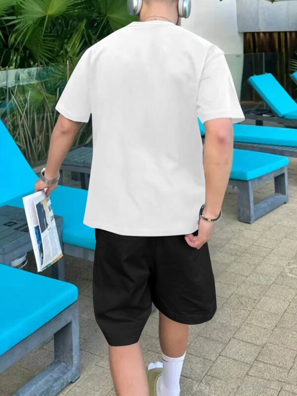 Men'S T-Shirt Men'S Patterned Print Casual Shorts Short-Sleeved Set, Men'S Summer Clothing Pajamas - Image 10