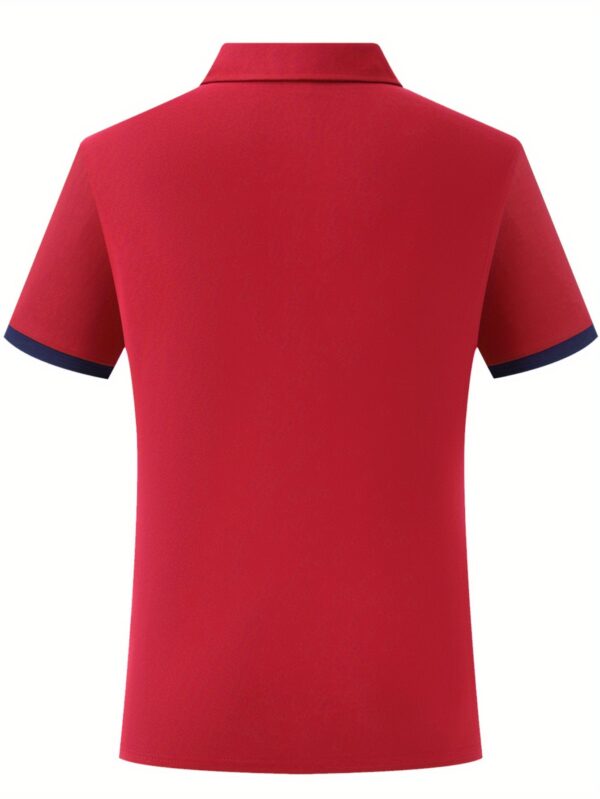 D73 - Cute Wheat Spike 2025 New Color-Blocked Men'S Polo Shirt, Summer Casual Sportswear, Comfortable And Breathable, Stylish T-Shirt for Men, Korean Fashion. - Image 6